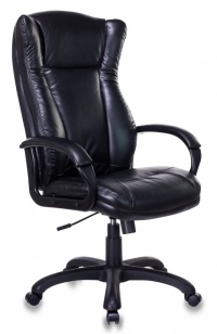 Кресло руководителя Бюрократ CH-879LT черный искусственная кожа крестовина пластик пластик черный