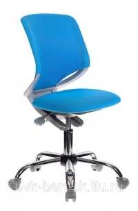 Кресло компьютерное детское Бюрократ KD-7/TW-55 голубой