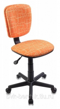 Кресло компьютерное детское Бюрократ CH-204NX/GIRAFFE оранжевый жираф