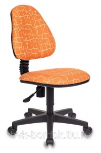 Кресло компьютерное детское Бюрократ KD-4/GIRAFFE оранжевый GIRAFFE